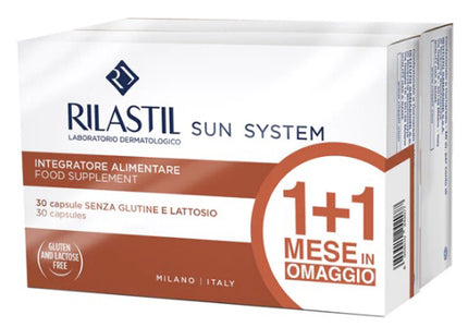RILASTIL SUN SYSTEM CAPSULE 1+1 30 CAPSULE + 30 CAPSULE