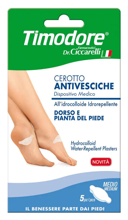 TIMODORE CEROTTO ANTIVESCICHE DORSO E PIANTA PIEDE 5 PEZZI - Farmaspeed