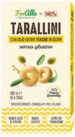 FORALLE GLUTEN-FREE TARALLINI EXTRA VIRGIN OLIVE OIL 6 SACHETS OF 30 G