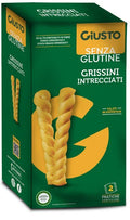 GIUSTO SENZA GLUTINE INTRECCIATI GRISSINI 150 G - Farmaspeed