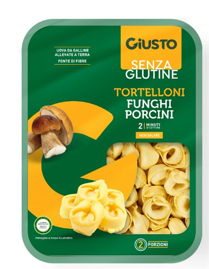 GIUSTO SENZA GLUTINE TORTELLONI FUNGHI PORCINI 250 G