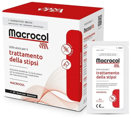 SANAVITA MACROCOL PLUS 20 BUSTINE DA 13,81 G - Farmaspeed