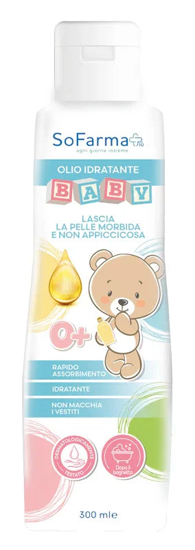 OLIO CORPO/BAGNO BAMBINI 300 ML SOFARMAPIU' - Farmaspeed
