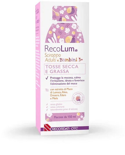RECOLUM SCIROPPO TOSSE ADULTI-BAMBINI 150 ML - Farmaspeed