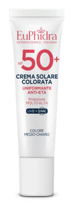 EUPHIDRA KALEIDO CREMA COLORATA MEDIO-CHIARO VISO SPF50+ 30 ML - Farmaspeed