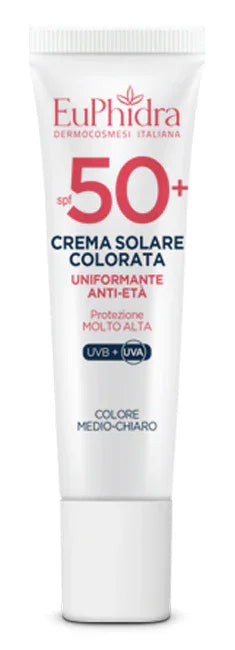 EUPHIDRA KALEIDO CREMA COLORATA MEDIO-CHIARO VISO SPF50+ 30 ML - Farmaspeed