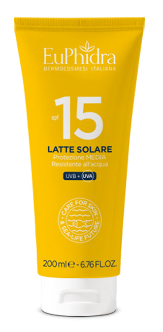 EUPHIDRA KALEIDO LATTE SOLARE SPF15 200 ML