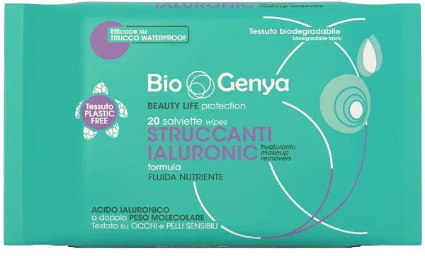 BIOGENYA STRUCCANTE SALVIETTINA IALURONICO 20 PEZZI - Farmaspeed