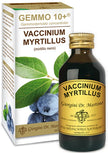 GEMMO 10+ GEMMODERIVATO CONCENTRATO VACCINIUM MYRTILLUS MIRTILLO NERO SENZA ALCOOL 100 ML - Farmaspeed