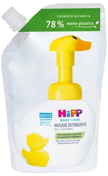 HIPP BABY CARE RICARICA MOUSSE DETERGENTE PAPERELLA FUN 250 ML - Farmaspeed