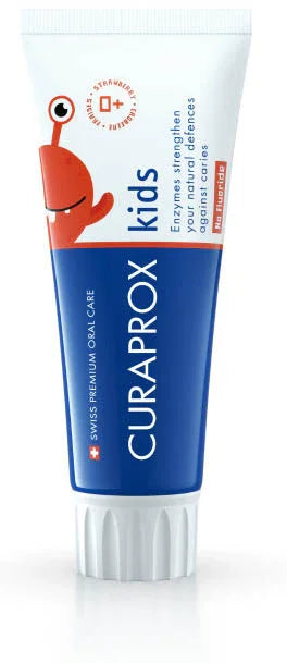 CURAPROX KIDS TOOTHPASTE STRAWBERRY FLAVOR 0 PPM 60 ML - Farmaspeed