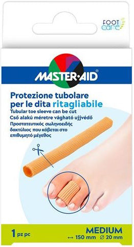 PROTEZIONE TUBOLARE MASTER-AID FOOTCARE RITAGLIABILE 15 CM 20 MM MEDIUM C7