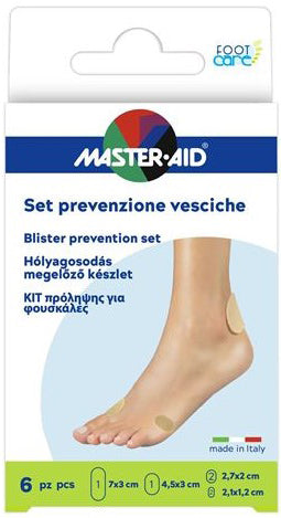 MASTER-AID FOOTCARE BLISTER PROTECTION MIX 6 PIECES A3