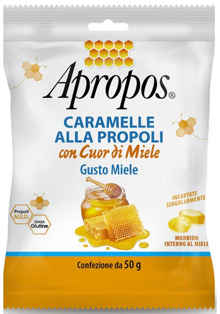 APROPOS CARAMELLE DURE MIELE CUOR DI MIELE 50 G - Farmaspeed