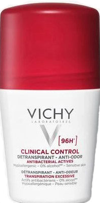 VICHY CLINICAL CONTROL DEODORANT 96H ROLL 50 ML
