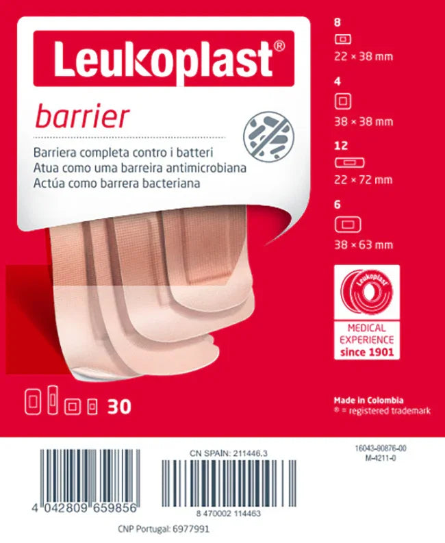 LEUKOPLAST BARRIER 30 PEZZI ASSORTITI - Farmaspeed