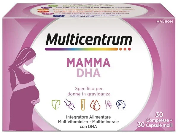MULTICENTRUM MAMMA DHA 30 COMPRESSE + 30 CAPSULE - Farmaspeed