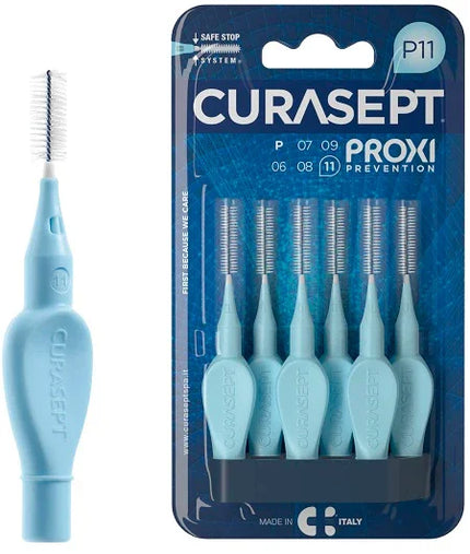 CURASEPT PROXI P11 AZZURRO/LIGHT BLUE 6 PEZZI - Farmaspeed