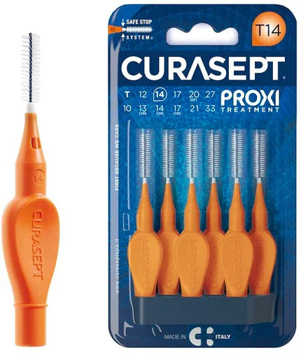 CURASEPT PROXI T14 ARANCIO/ORANGE 6 PEZZI - Farmaspeed