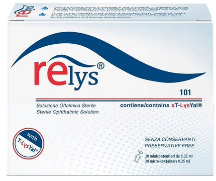 RELYS MONODOSE SOLUZIONE OFTALMICA 20 MINICONTENITORI DA 0,35 ML SENZA CONSERVANTI - Farmaspeed