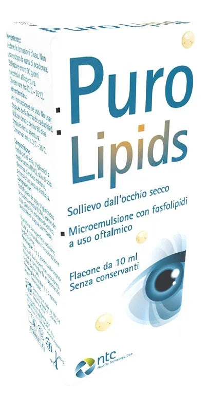 MICROEMULSIONE OFTALMICA PURO LIPIDS 10 ML - Farmaspeed