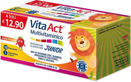 VITA ACT MULTIVITAMINICO JUNIOR 10 FIALE DA 10 ML - Farmaspeed