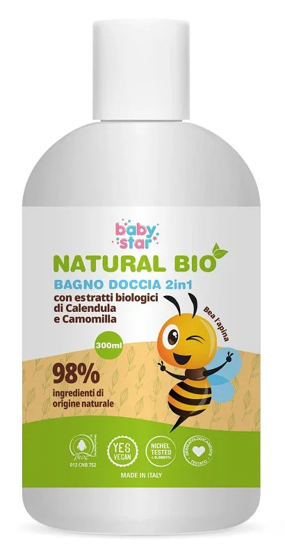 BABYSTAR BAGNODOCCIA 2IN1 NATURAL BIO - Farmaspeed