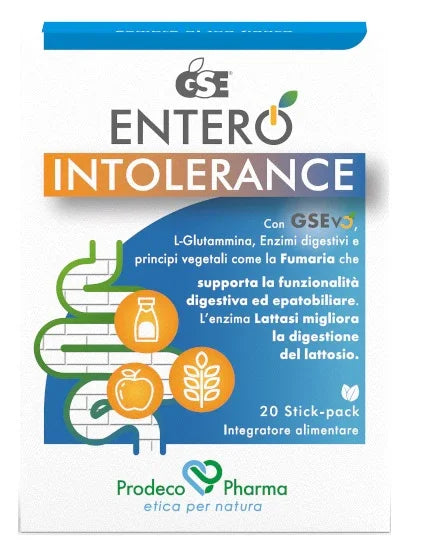 GSE ENTERO INTOLERANCE 20 STICKPACK - Farmaspeed