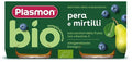 PLASMON OMOGENEIZZATO BIO PERA MIRTILLI 2 VASETTI X 80 G - Farmaspeed