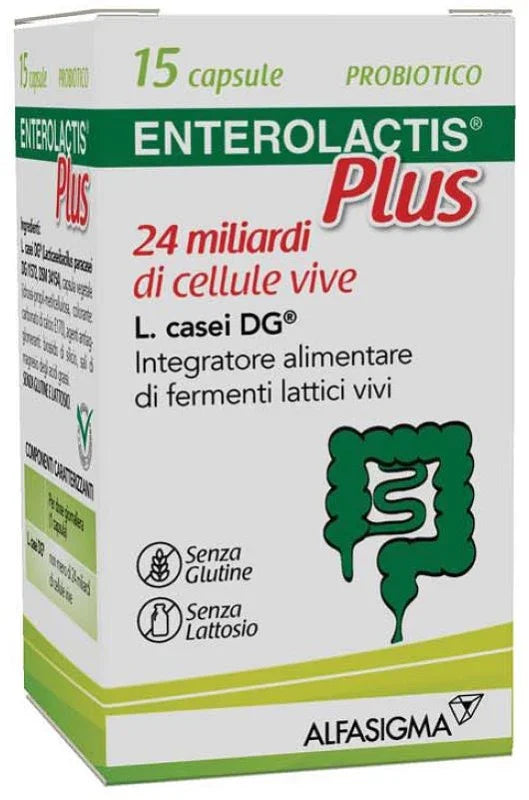 ENTEROLACTIS PLUS 15 CAPSULE - Farmaspeed