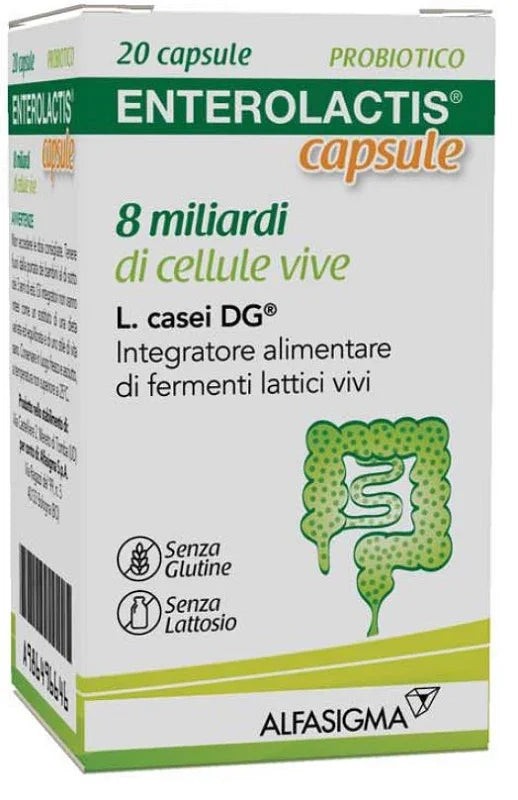 ENTEROLACTIS 20 CAPSULE 8 MILIARDI DI CELLULE VIVE - Farmaspeed