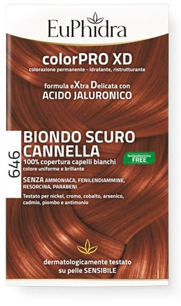 EUPHIDRA COLORPRO GEL COLORANTE CAPELLI XD 646 CANNELLA 50 ML