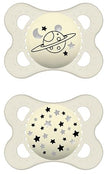 MAM SUCCHIETTO ORIGINAL NIGHT 2-6 MESI SILICONE NEUTRO 2 PEZZI