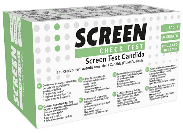 SCREEN TEST RAPIDO SCREEN TEST CANDIDA AUTODIAGNOSTICO 1 PEZZO