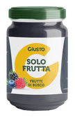 GIUSTO ONLY FRUIT WILD BERRY JAM 220 G