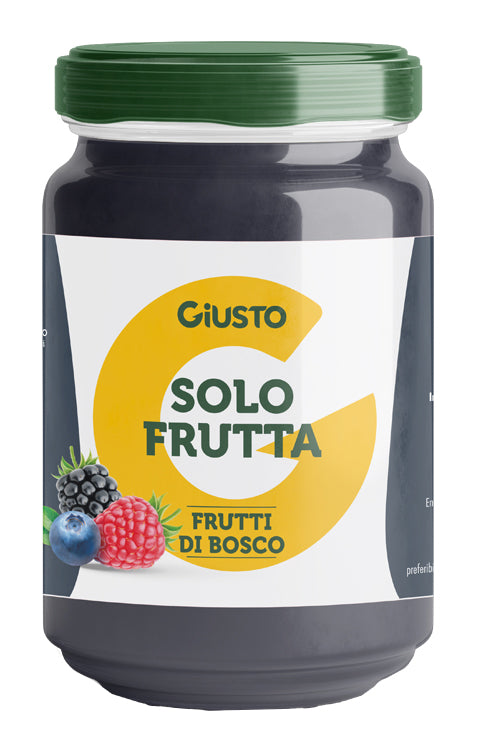 GIUSTO ONLY FRUIT WILD BERRY JAM 220 G