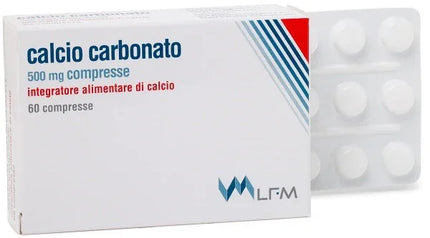 CALCIO CARBONATO 60 COMPRESSE 500 MG - Farmaspeed