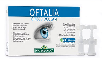 OFTALIA SINGLE-DOSE EYE DROPS 2 STRIPS OF 5 VIALS OF 0.5 ML