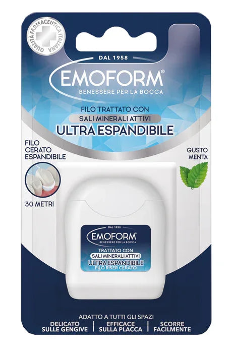 EMOFORM FILO INTERDENTALE ULTRAESPANDIBILE 30M - Farmaspeed