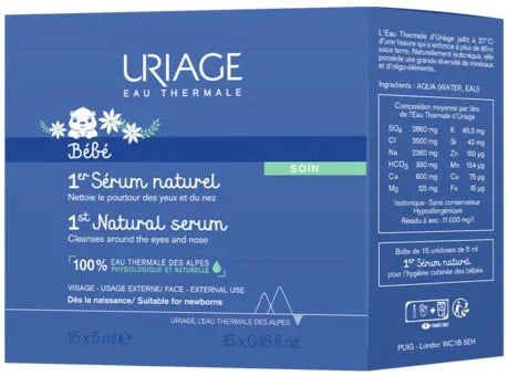 URIAGE BEBE SIERO FISIOLOGICO 15 FLACONCINI DA 5 ML - Farmaspeed