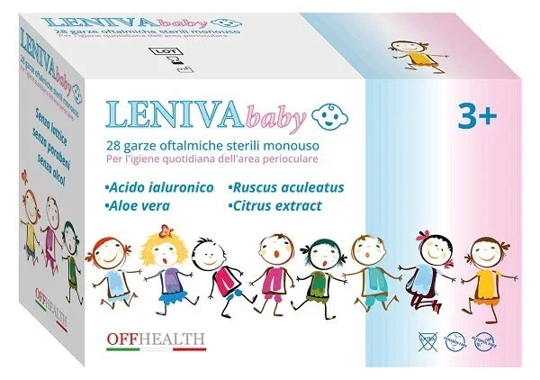 LENIVA BABY GARZE OFTALMICHE 28 PEZZI - Farmaspeed