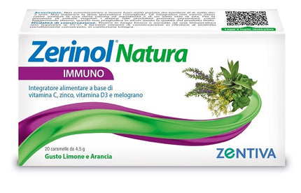 ZERINOL NATURA IMMUNO 20 CARAMELLE