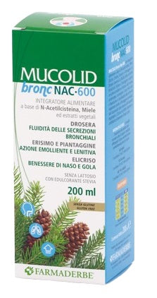 MUCOLID BRONC NAC 600 200 ML