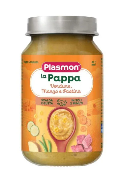 PLASMON LA PAPPA VERDURE MANZO E PASTINA 200 G - Farmaspeed