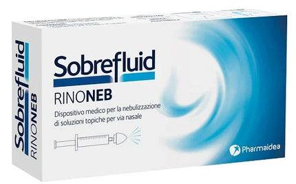 SOBREFLUID RINONEB DISPOSITIVO NEBULIZZATORE + SIRINGA LUER LOCK DA 50 ML + AGOCANNULA PER PRELIEVO SOLUZIONE - Farmaspeed