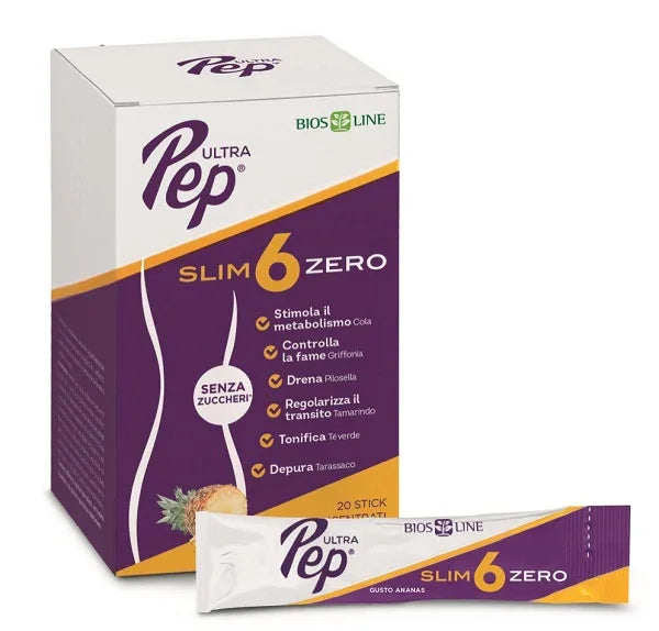 ULTRA PEP SLIM 6 ZERO ANANAS 20 STICK - Farmaspeed