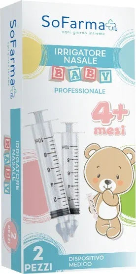 IRRIGATORE NASALE BABY 2 PEZZI SOFARMAPIU' - Farmaspeed