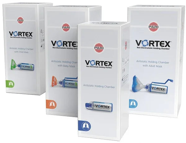 CAMERA DISTANZIATRICE CON MASCHERA PEDIATRICA VORTEX - Farmaspeed