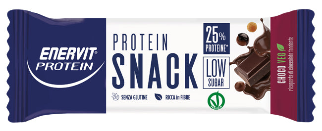 ENERVIT PROTEIN SNACK CHOCO VEG LOW SUGAR 33 G X 25 PEZZI
