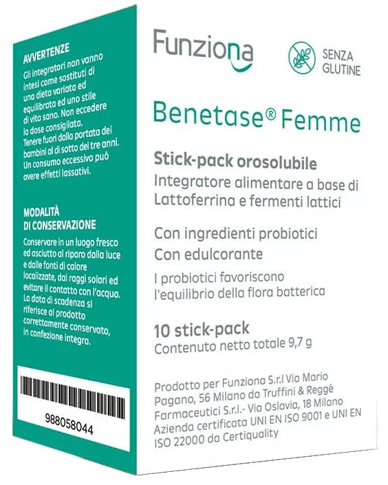 BENETASE FEMME 10 STICK PACK - Farmaspeed